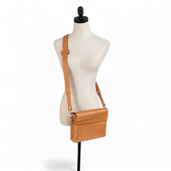 Studio Smoll PlayBloc Grande Origami Honey Tan Leather Purse - Crossbody - Picture 4 of 13